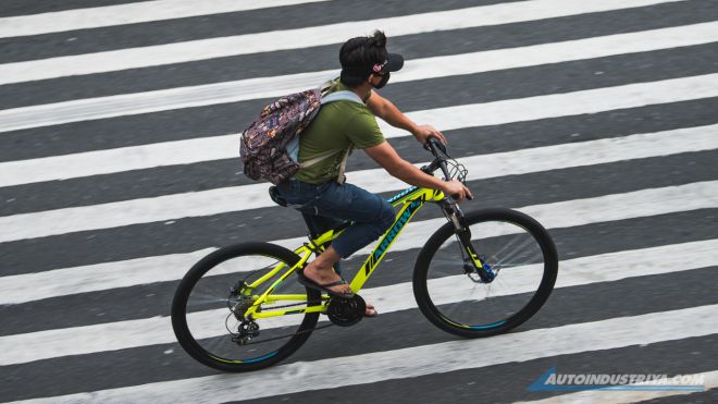 cycling instead of driving