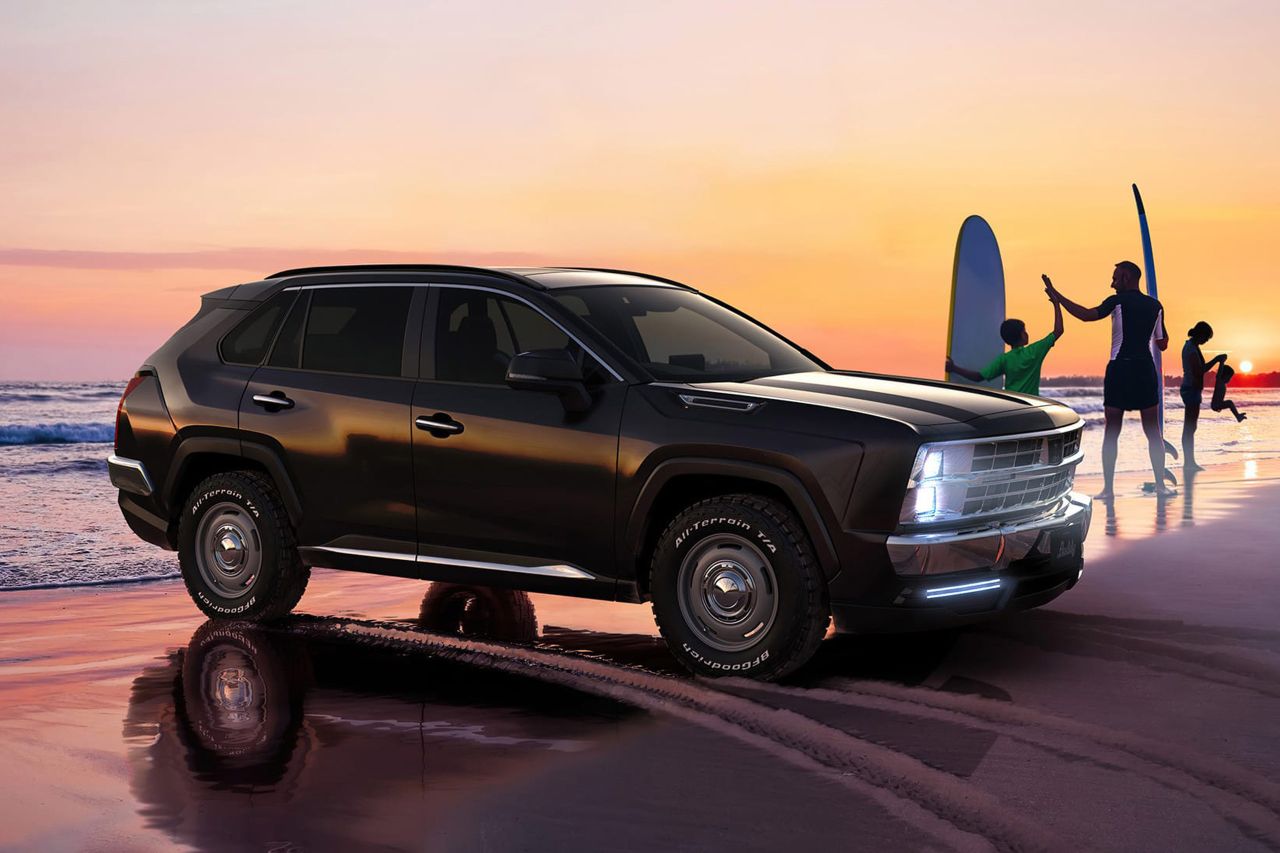 This retro Chevy-style SUV is actually a Toyota RAV4 - Auto News