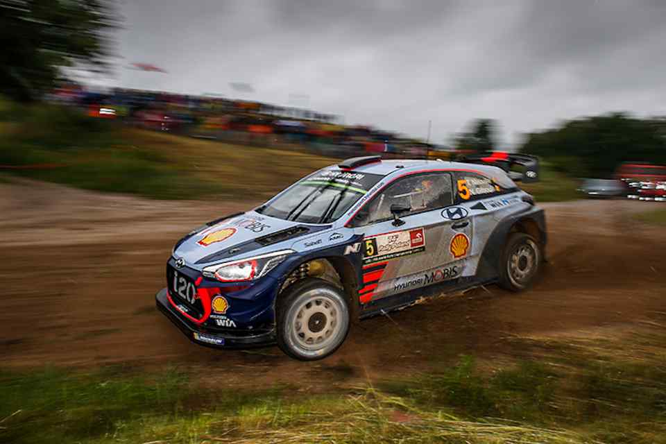 WRC 2017 Thierry Neuville leads Hyundai 12 in Rally Poland Racing News