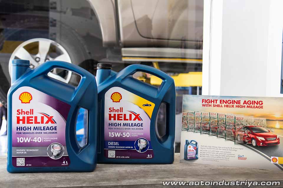 Shell Helix High Mileage oil introduced to the Philippines Auto News
