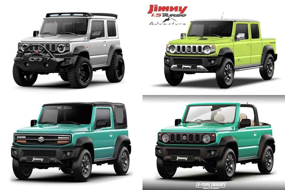 Fans digitally-modify 2019 Suzuki Jimny and the results are awesome