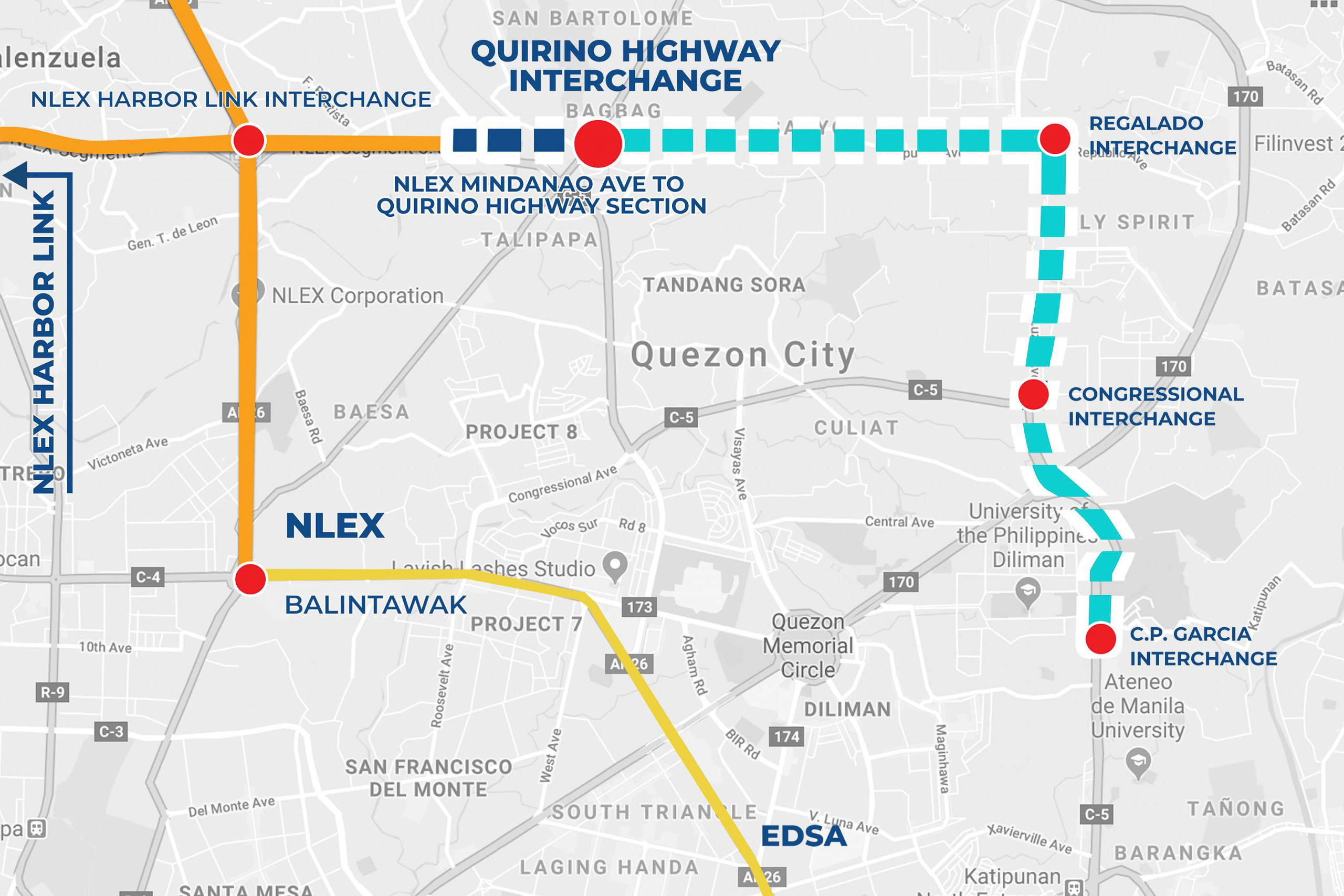 Mindanao AveQuirino Highway connection to start this year Auto News